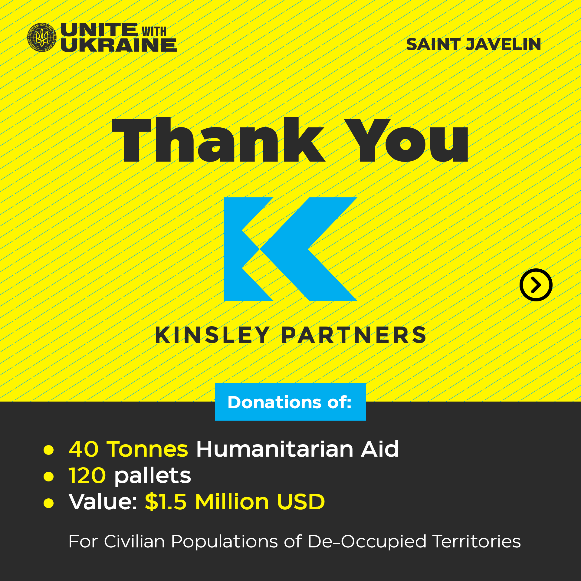Thank You Kinsley Partners for your help